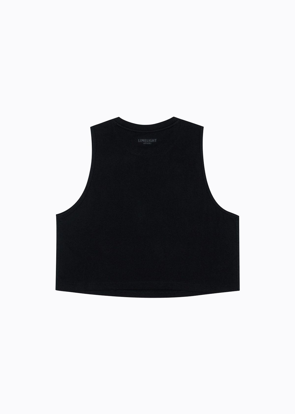 라임라잇 어패럴(LIMELIGHT APPAREL) 라임라잇 크롭 슬리브리스 우먼 (블랙/그레이)