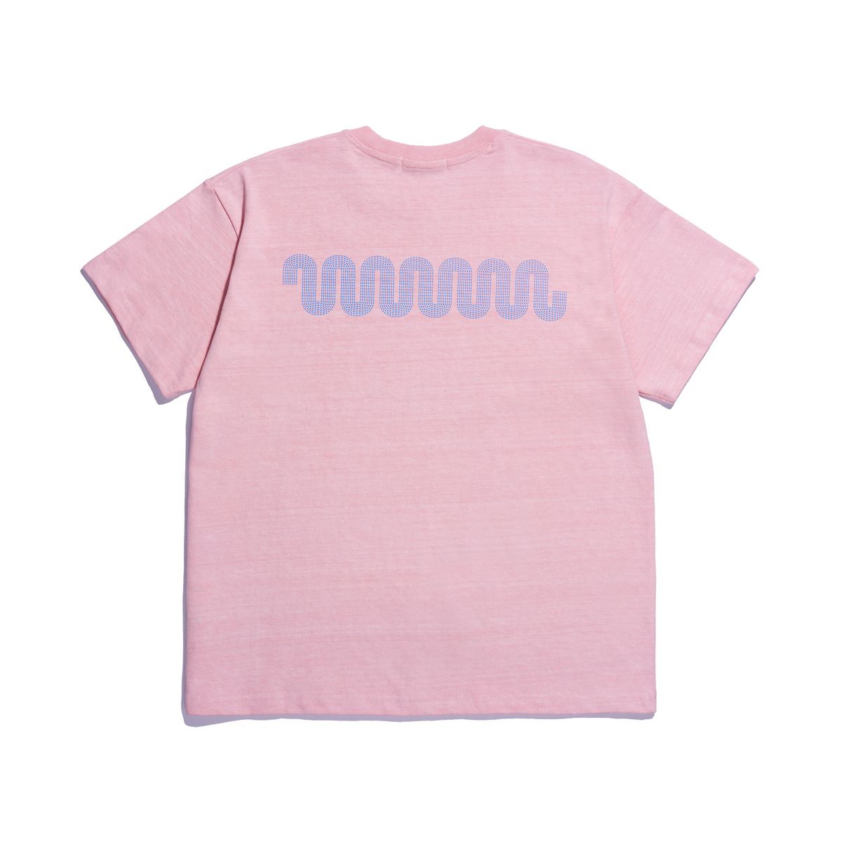 낫뉴(NOT NEW) Wave Logo T-Shirt Pink