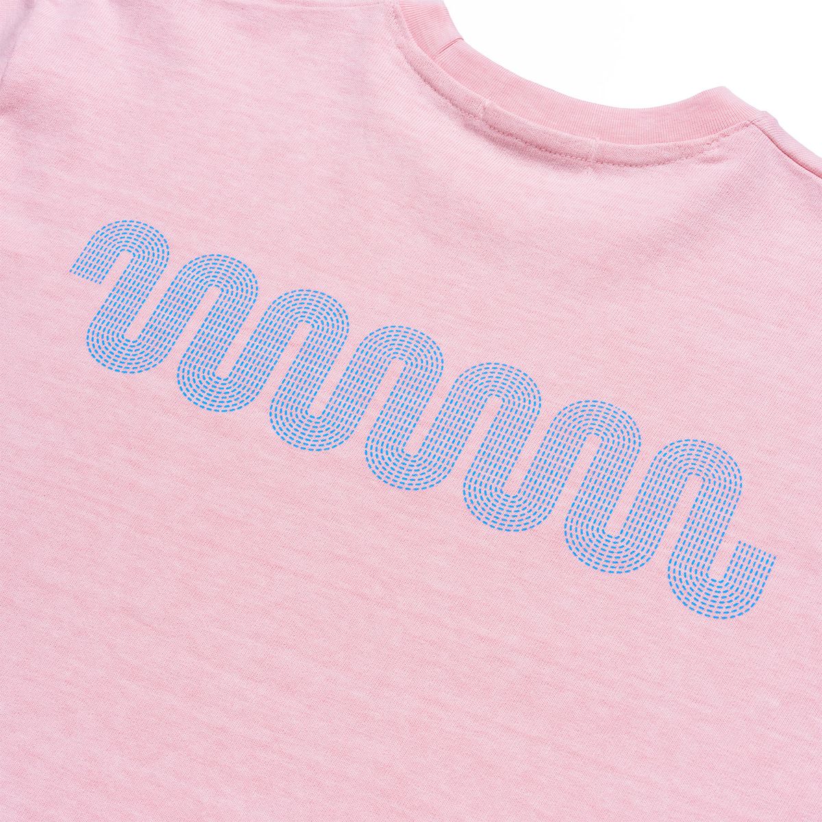 낫뉴(NOT NEW) Wave Logo T-Shirt Pink
