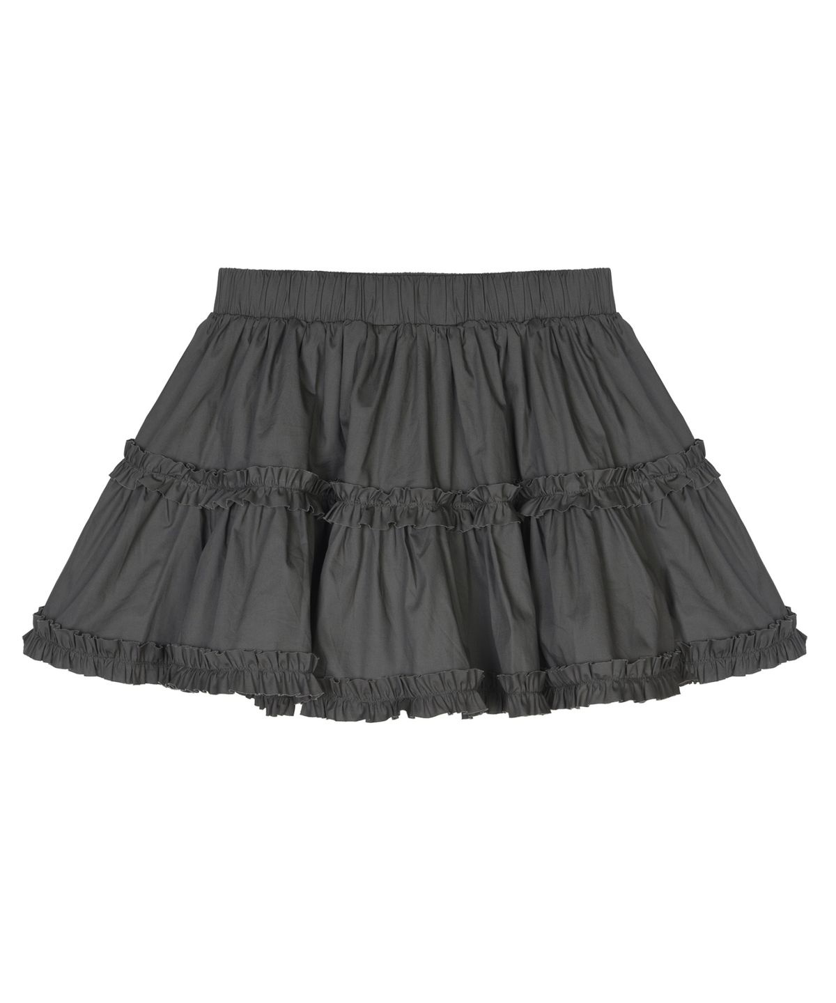 닉앤니콜(NICK&NICOLE) TRENDY RUFFLE MINI SKIRT_CHARCOAL
