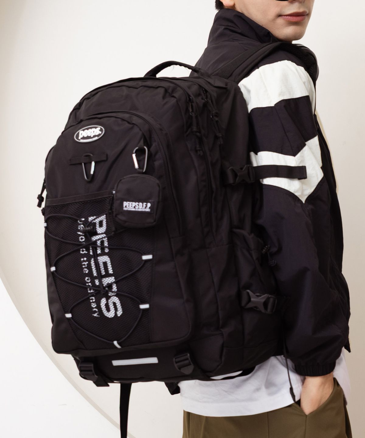 핍스(PEEPS) Driftline backpack(black)
