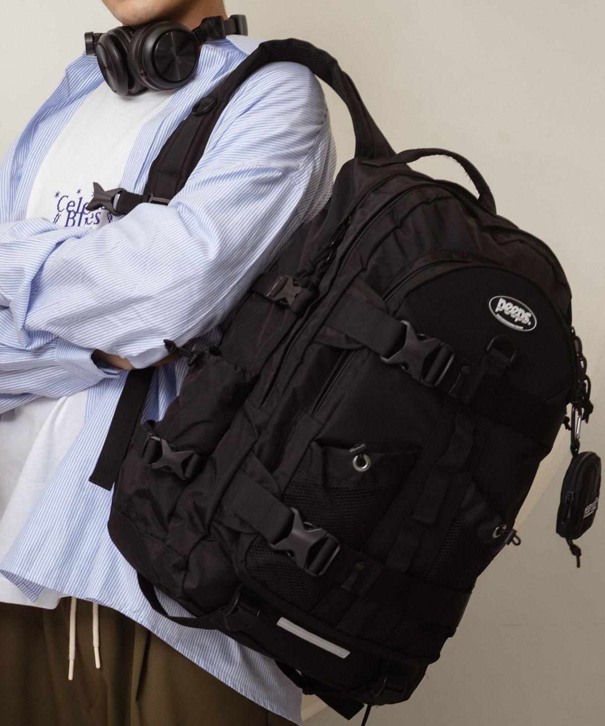 핍스(PEEPS) Voltage Pack backpack(black)