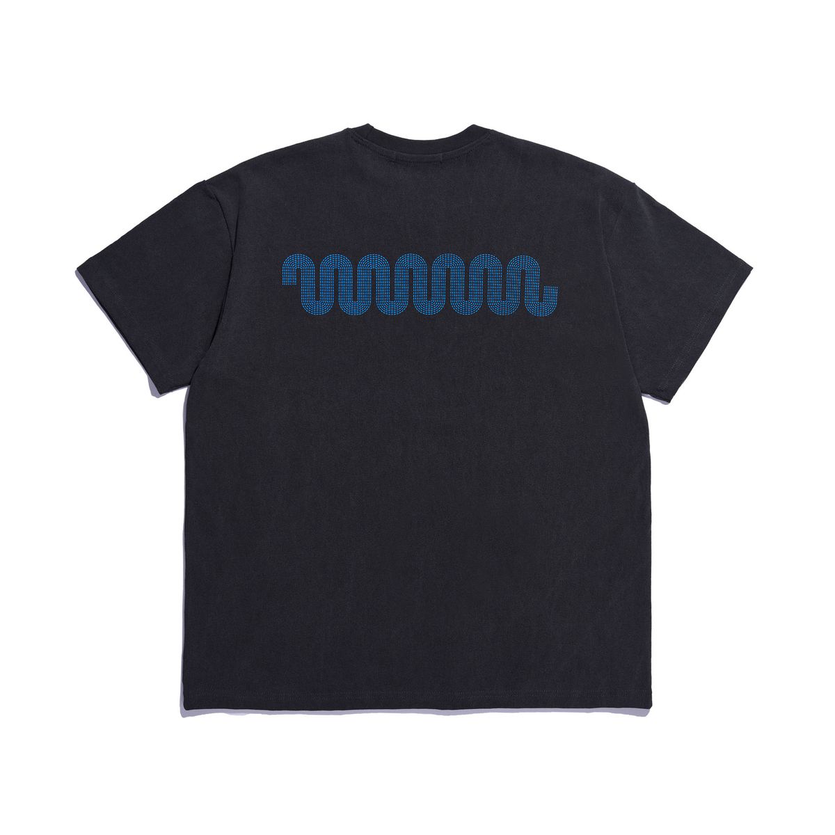 낫뉴(NOT NEW) Wave Logo T-Shirt Black