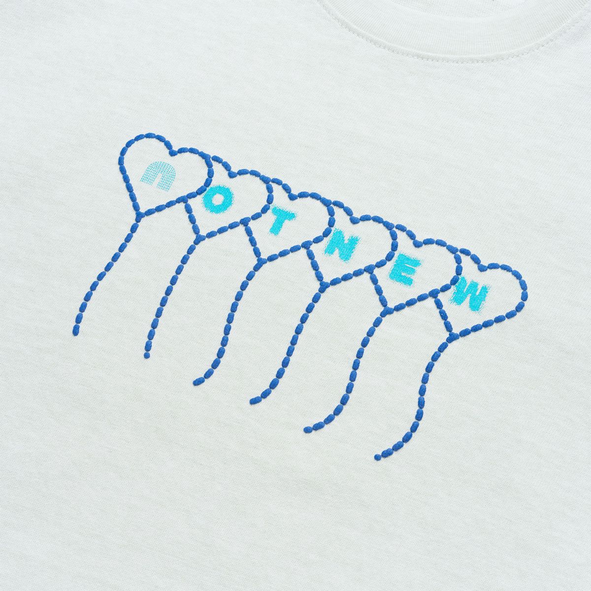 낫뉴(NOT NEW) Heart Balloon T-Shirt Pistachio