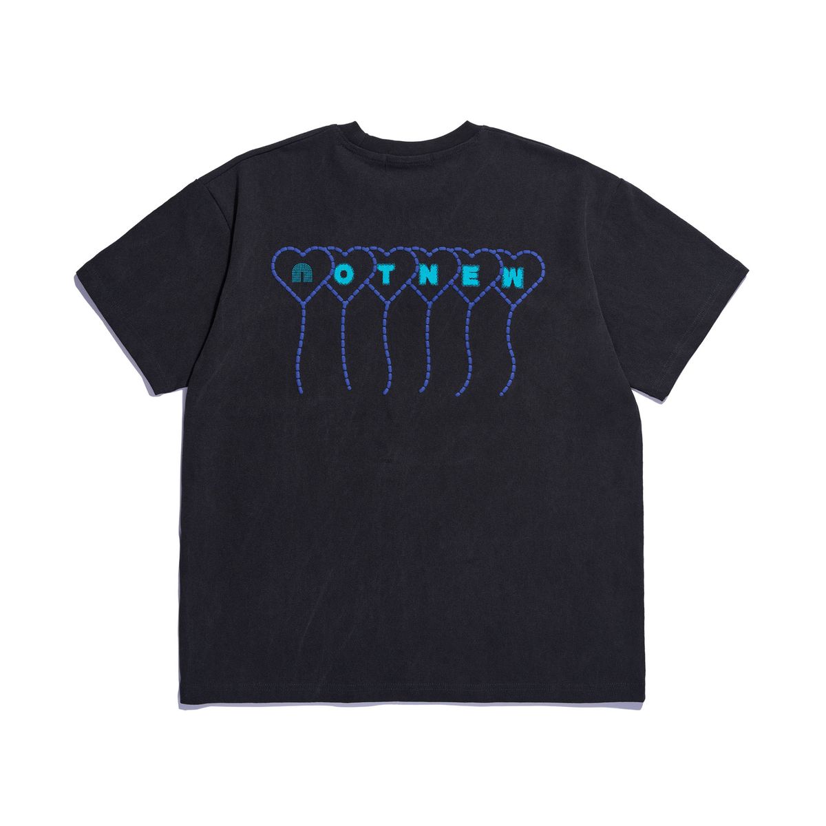 낫뉴(NOT NEW) Heart Balloon T-Shirt Black