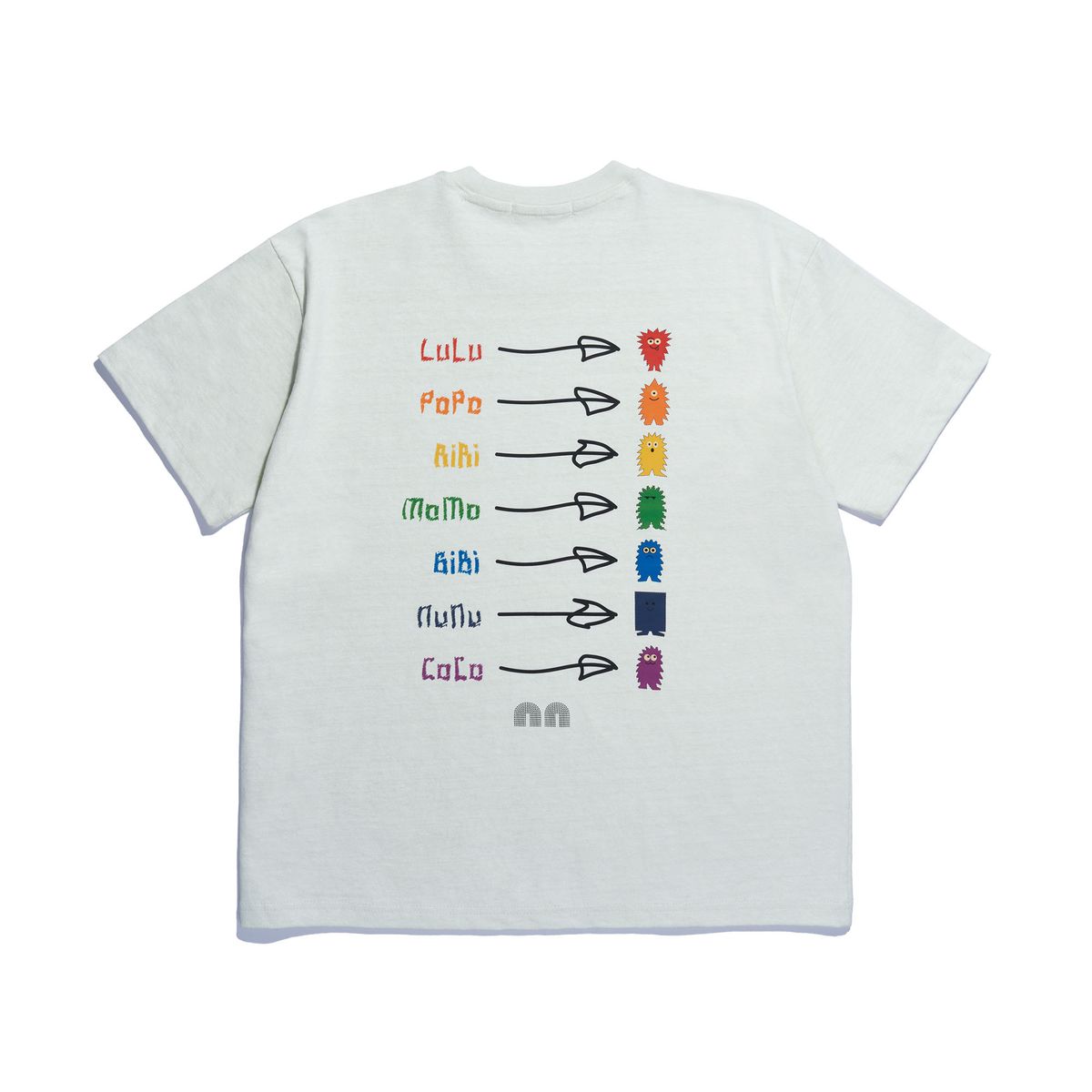 낫뉴(NOT NEW) Rainbow Friends T-Shirt Pistachio