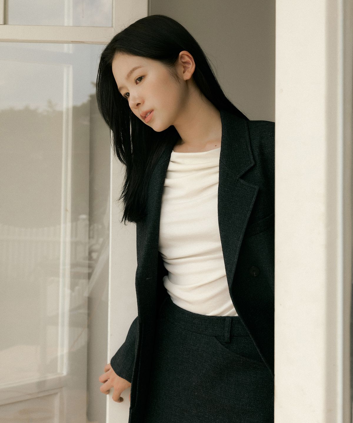 오떼뜨(OCTETTE) DRAPE LONG SLEEVE T_4COLOR