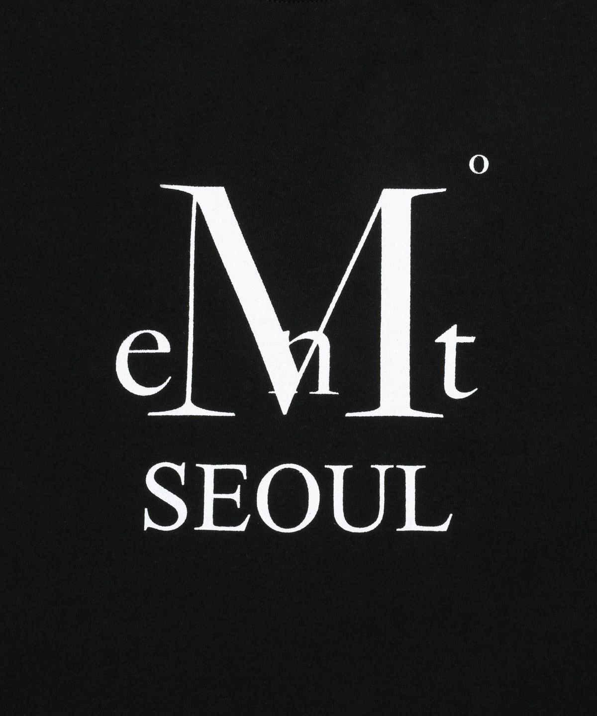 무센트(MUCENT) 서울 시그니처 로고 반팔 티 남녀공용 (2컬러)