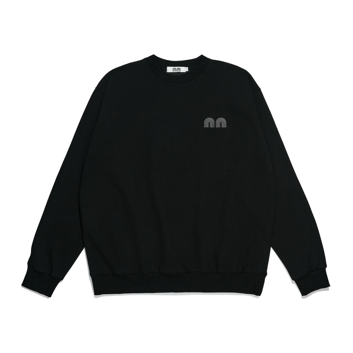 낫뉴(NOT NEW) Basic nn Sweatshirt Black