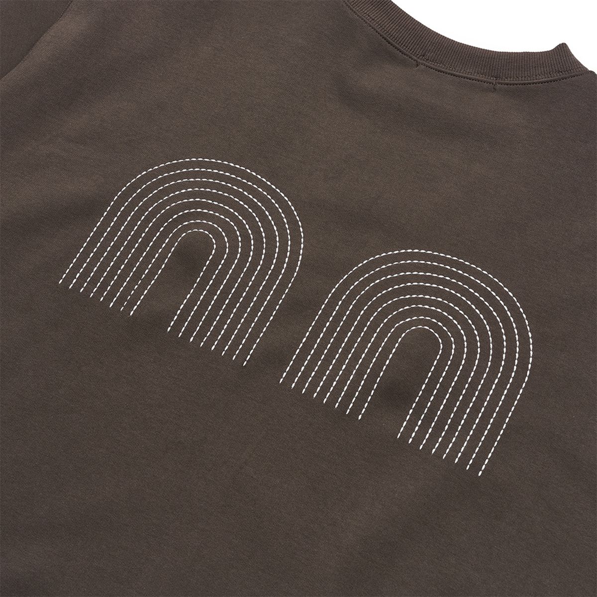 낫뉴(NOT NEW) Basic nn Sweatshirt Brown