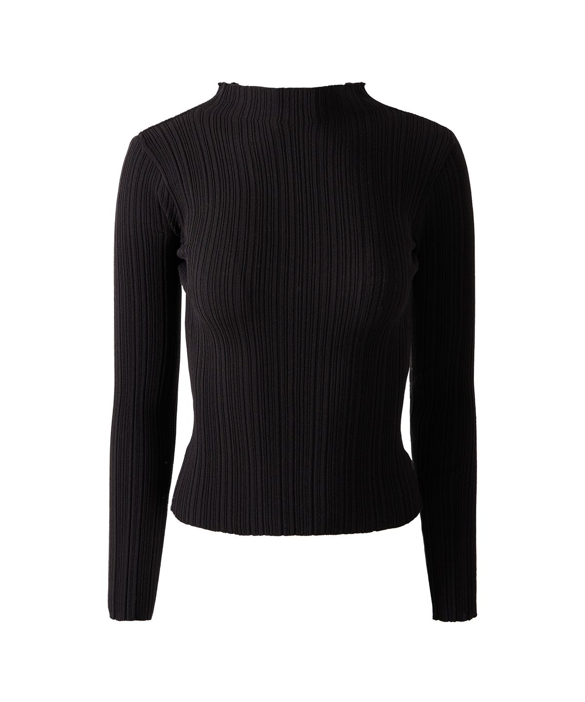 오떼뜨(OCTETTE) RIBBED MOCKNECK LONG SLEEVE KNIT_4COLOR