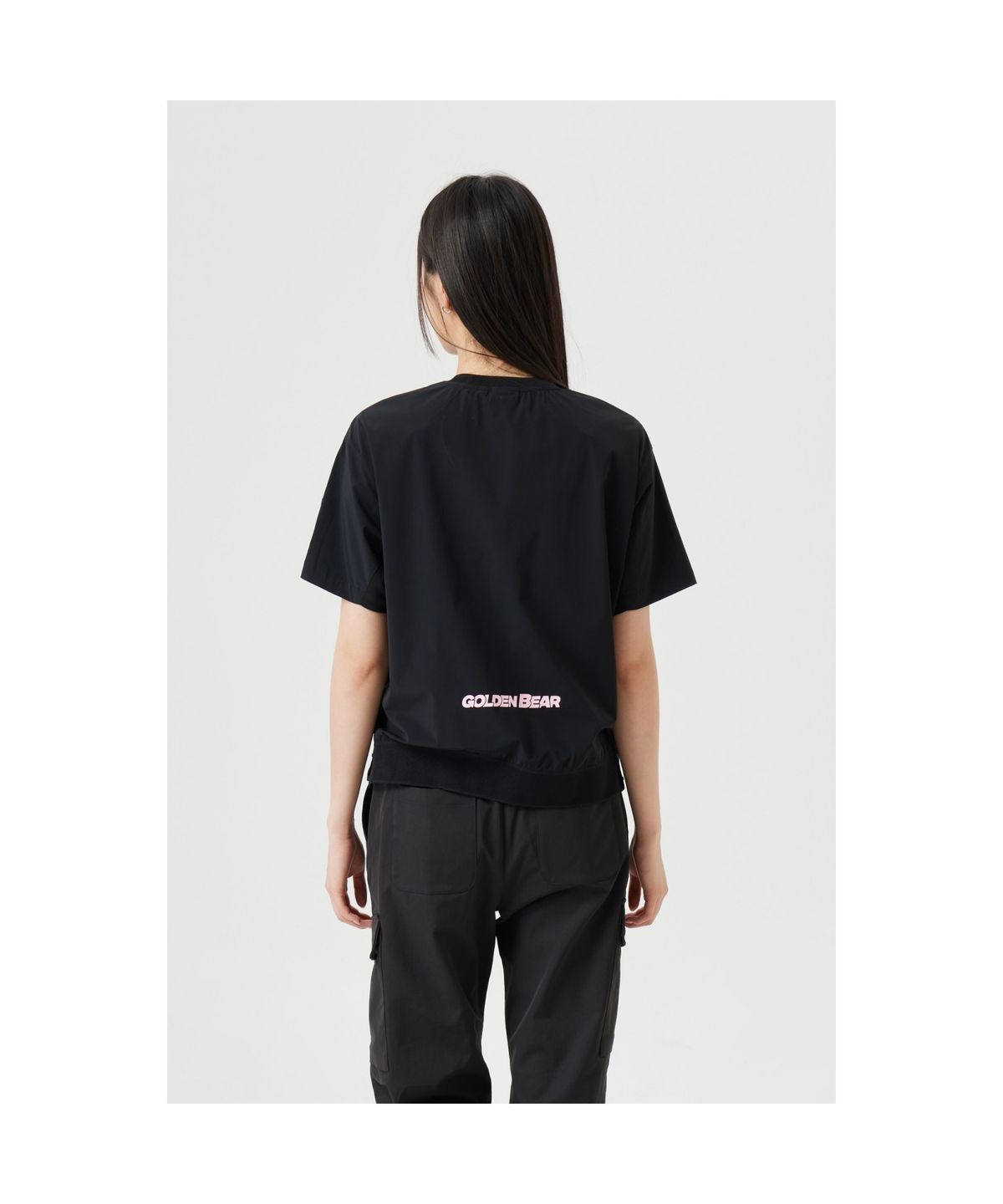 골든베어(GOLDEN BEAR) Women Woven T-Shirt G5TAW25721BKX