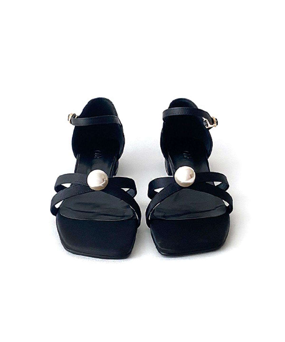 오드리(ODR) 엘라라 진주 샌들_Black 2/3/4/5cm ODR24056