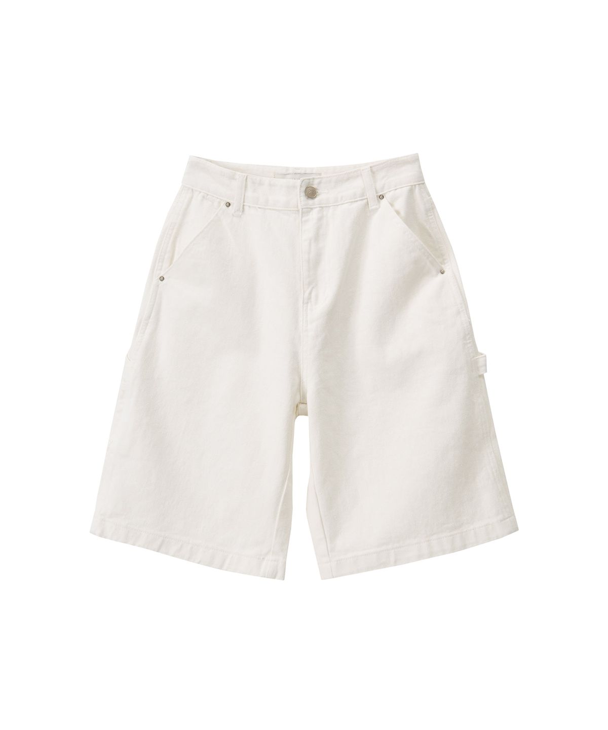 판도라핏(PANDORAFIT) White Carpenter Bermuda Pants (white)