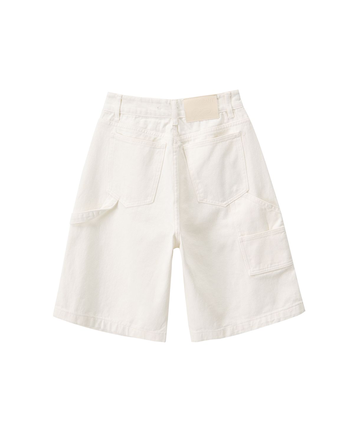 판도라핏(PANDORAFIT) White Carpenter Bermuda Pants (white)