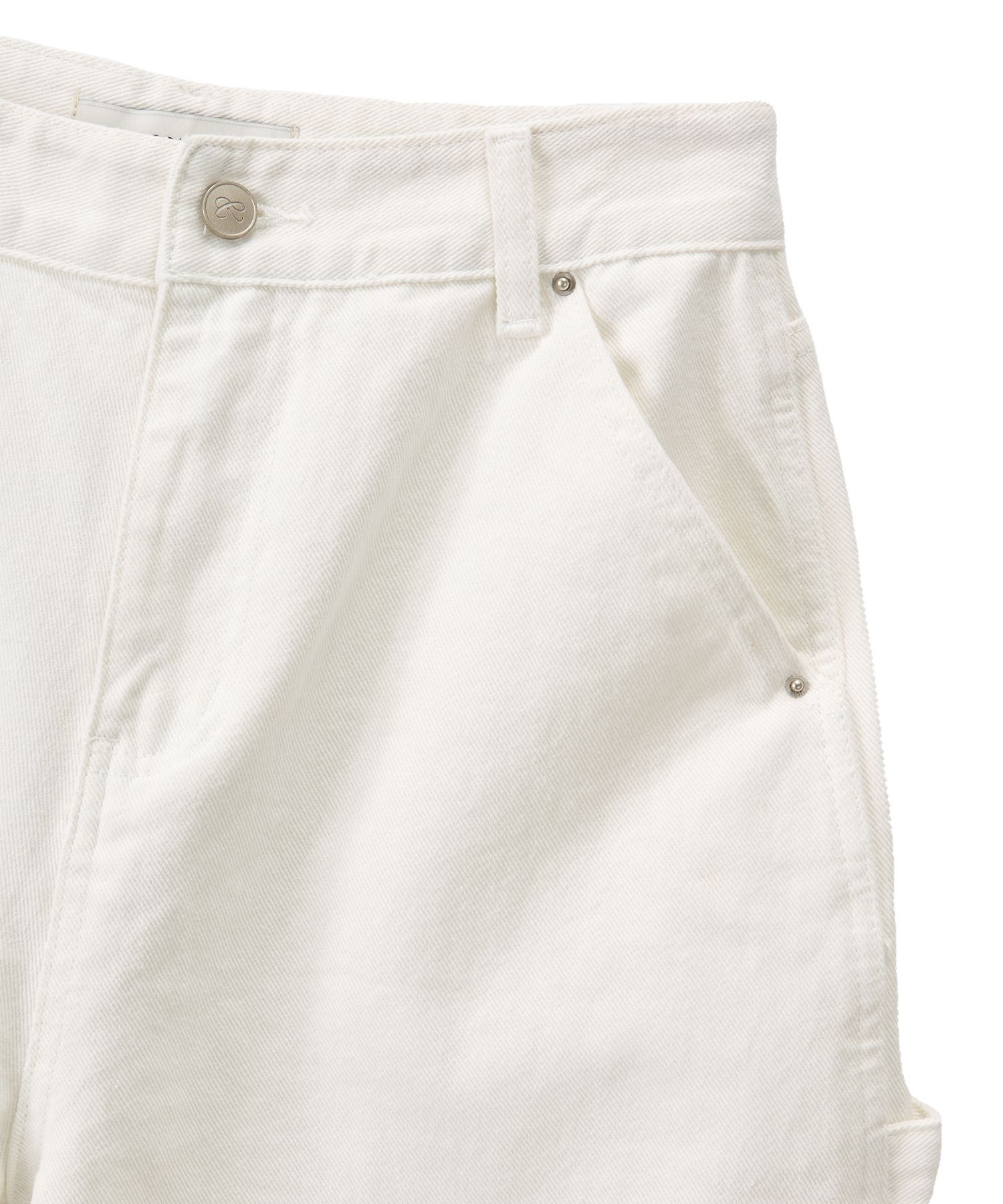 MUSINSA | PANDORAFIT White Carpenter Bermuda Pants (white)