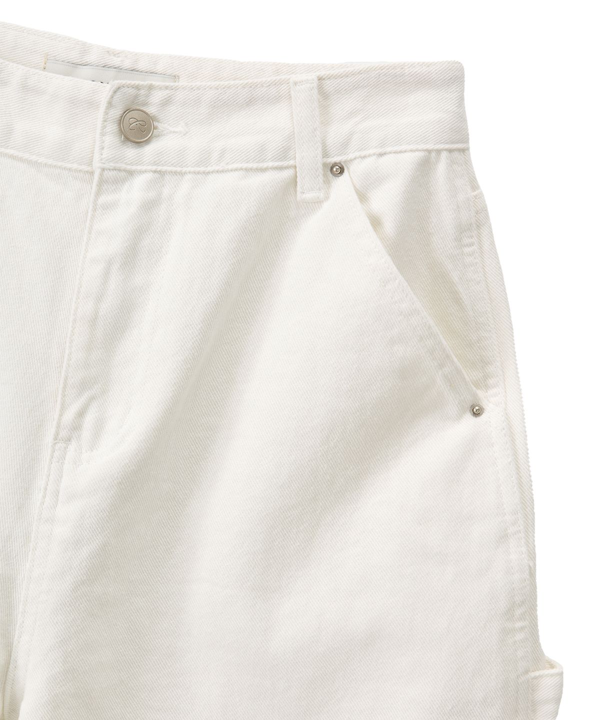 판도라핏(PANDORAFIT) White Carpenter Bermuda Pants (white)