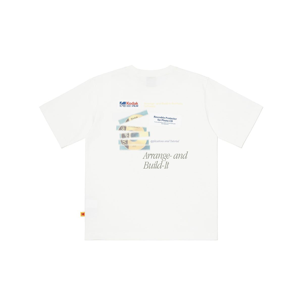 코닥(KODAK) 에센셜 그래픽 반팔 티셔츠 WHITE