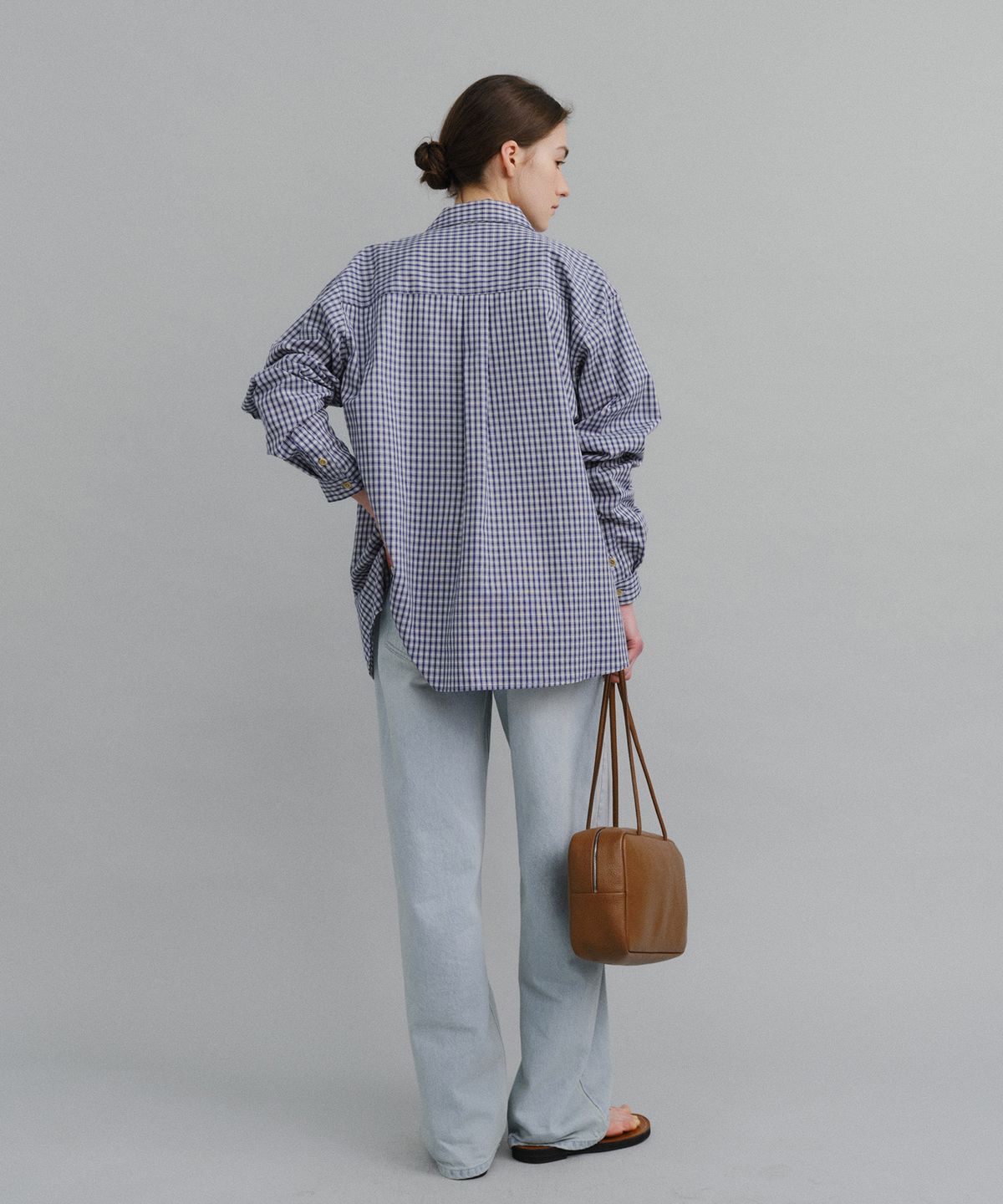 유라고(URAGO) Brooklyn wide denim pants