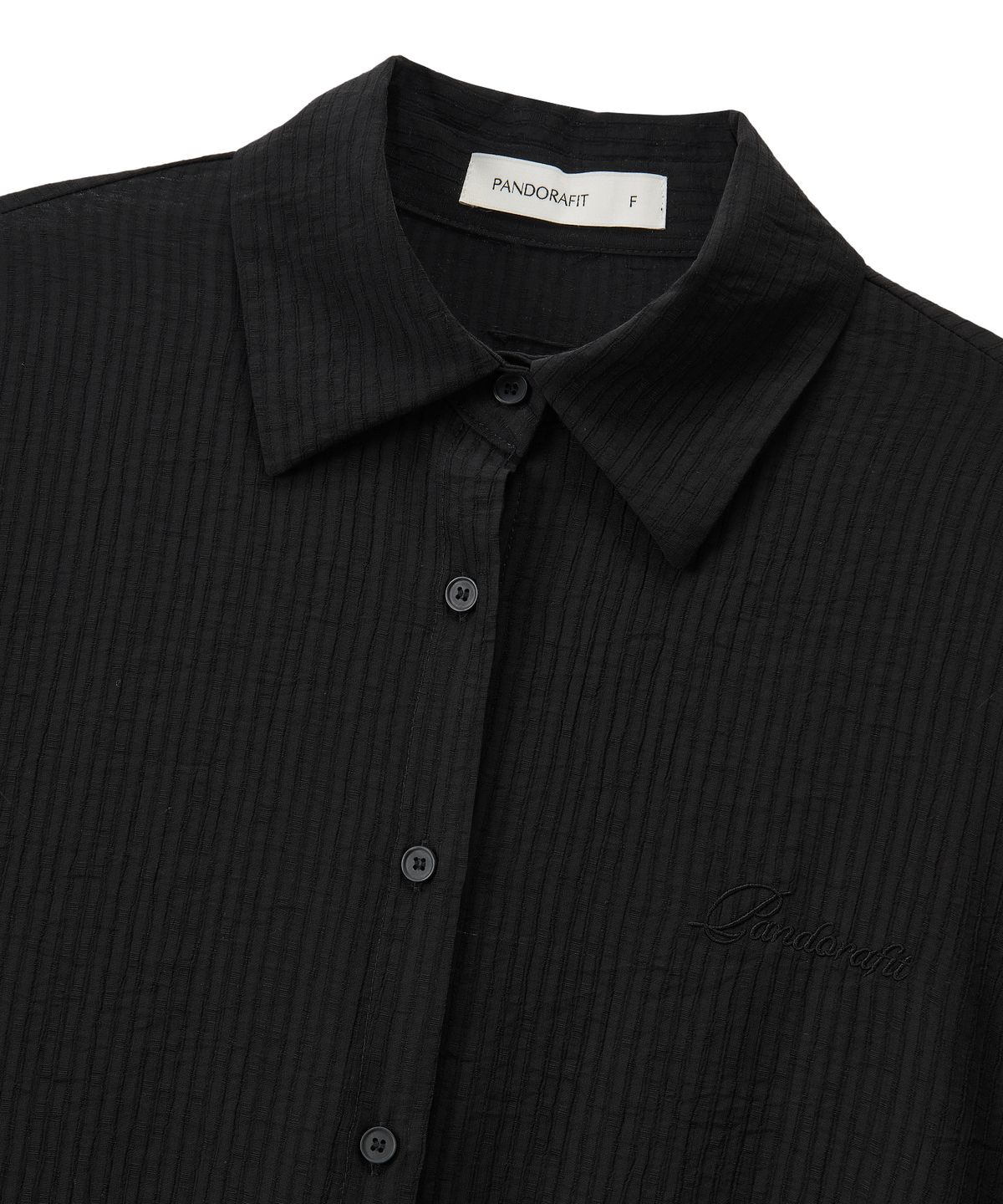 판도라핏(PANDORAFIT) Summer Sheer Shirt (black)