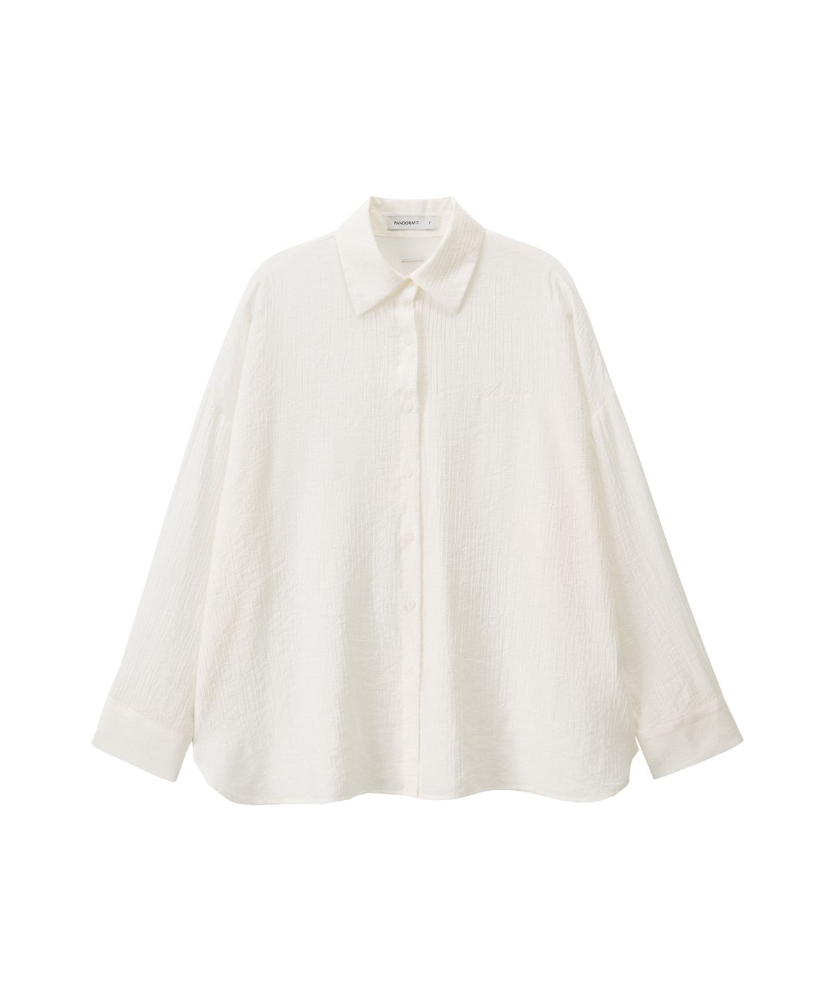 판도라핏(PANDORAFIT) Summer Sheer Shirt (ivory)