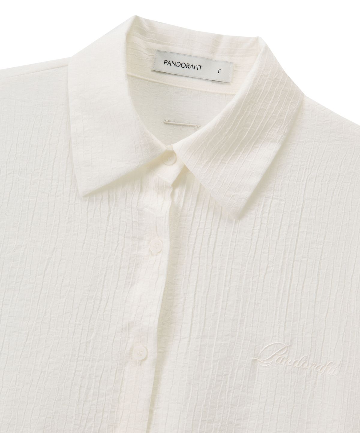 판도라핏(PANDORAFIT) Summer Sheer Shirt (ivory)