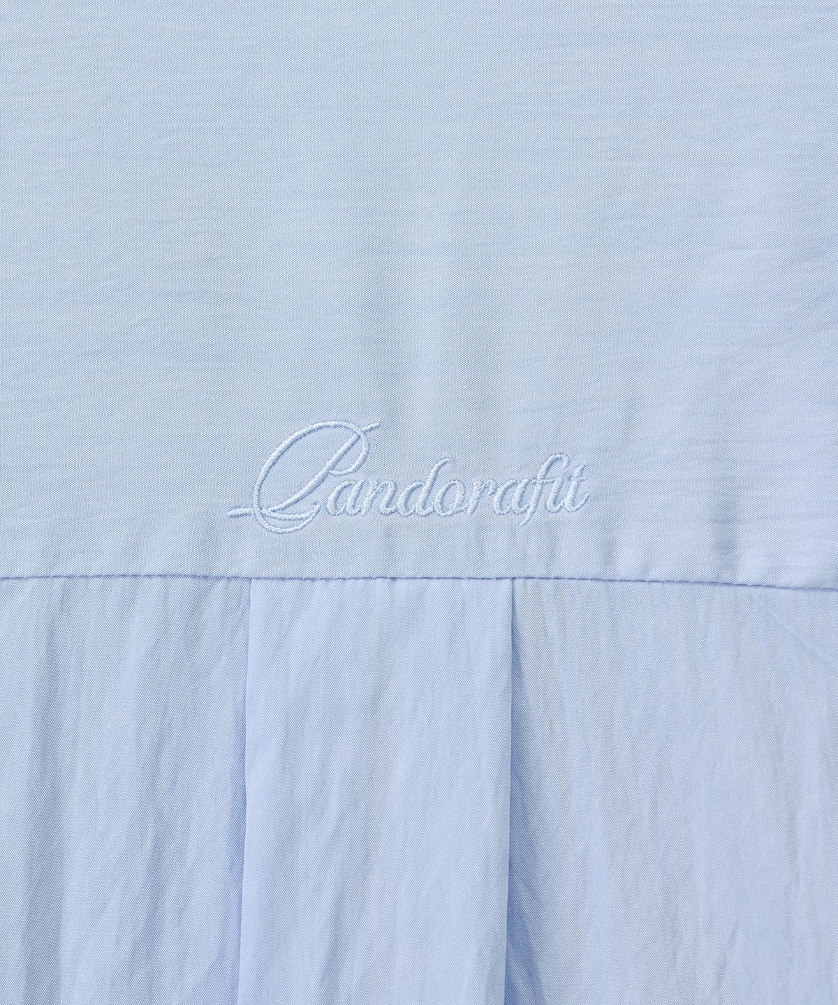 판도라핏(PANDORAFIT) Unbalance Crop Shirts (sky blue)