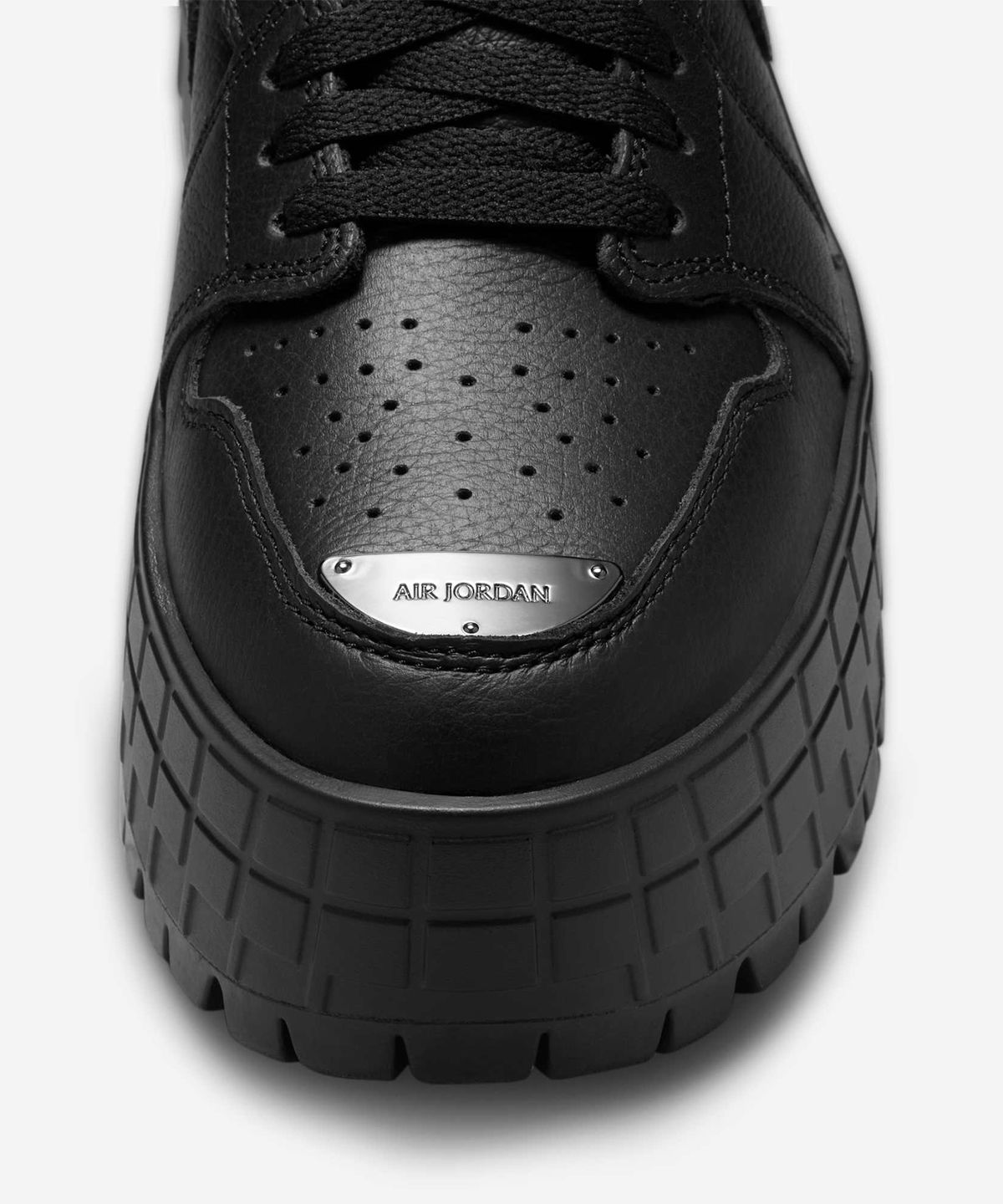 나이키(NIKE) 에어 조던 1 브루클린 로우 W - 블랙:화이트:메탈릭 블랙 / HF3184-001