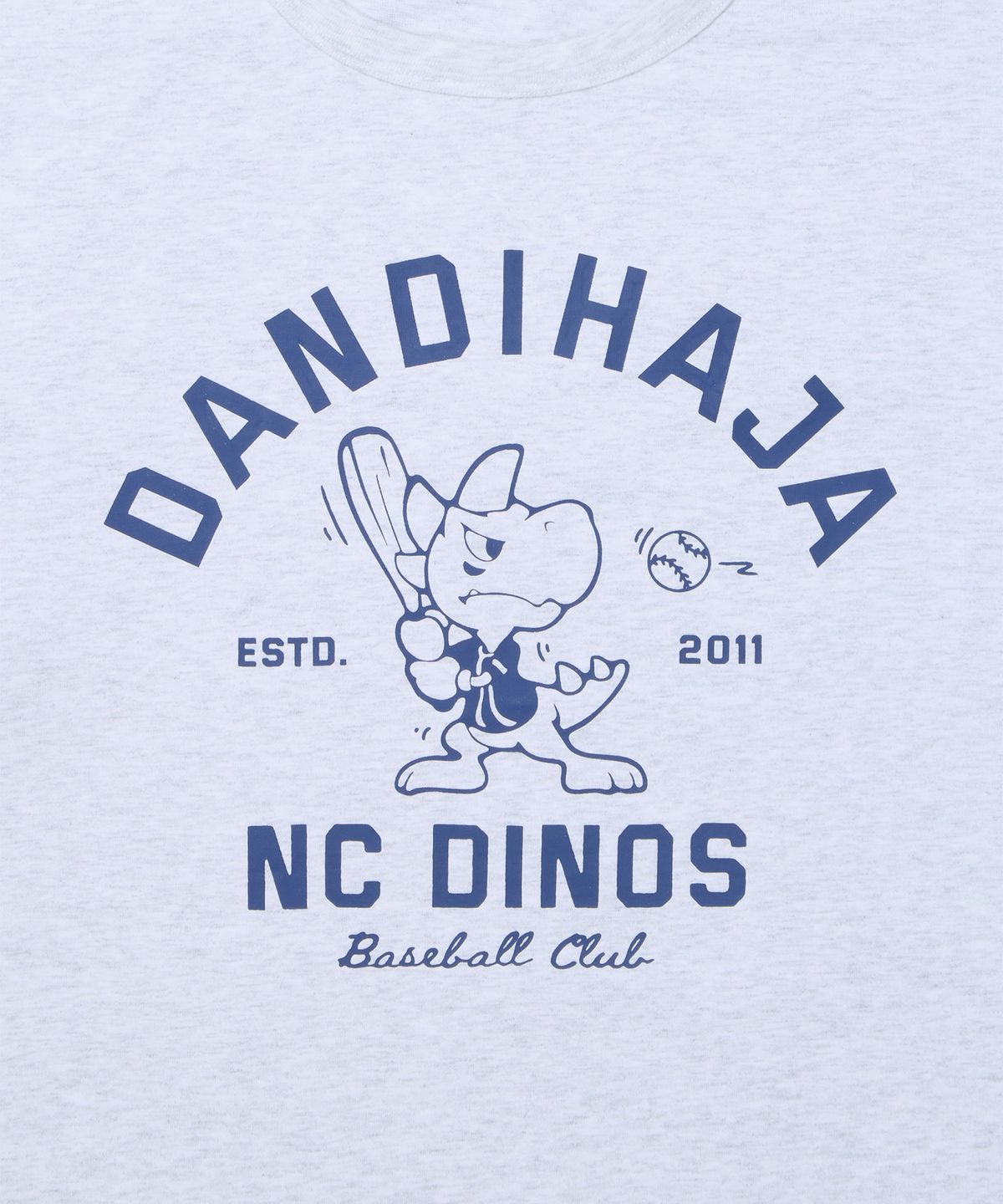 NC 다이노스(NC DINOS) 무신사 X NC 다이노스 단디 반소매 티셔츠 멜란지