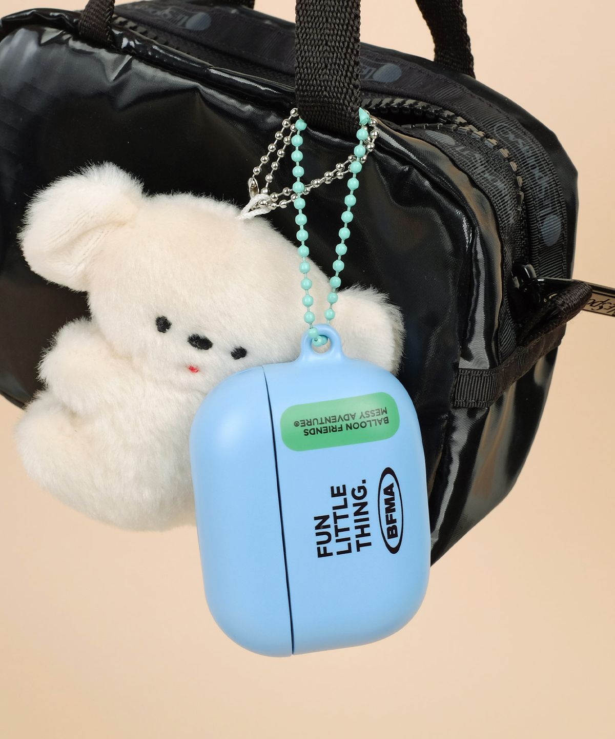벌룬프렌즈(BALLOON FRIENDS) FLT 플라시드 블루 무광 하드 에어팟 케이스