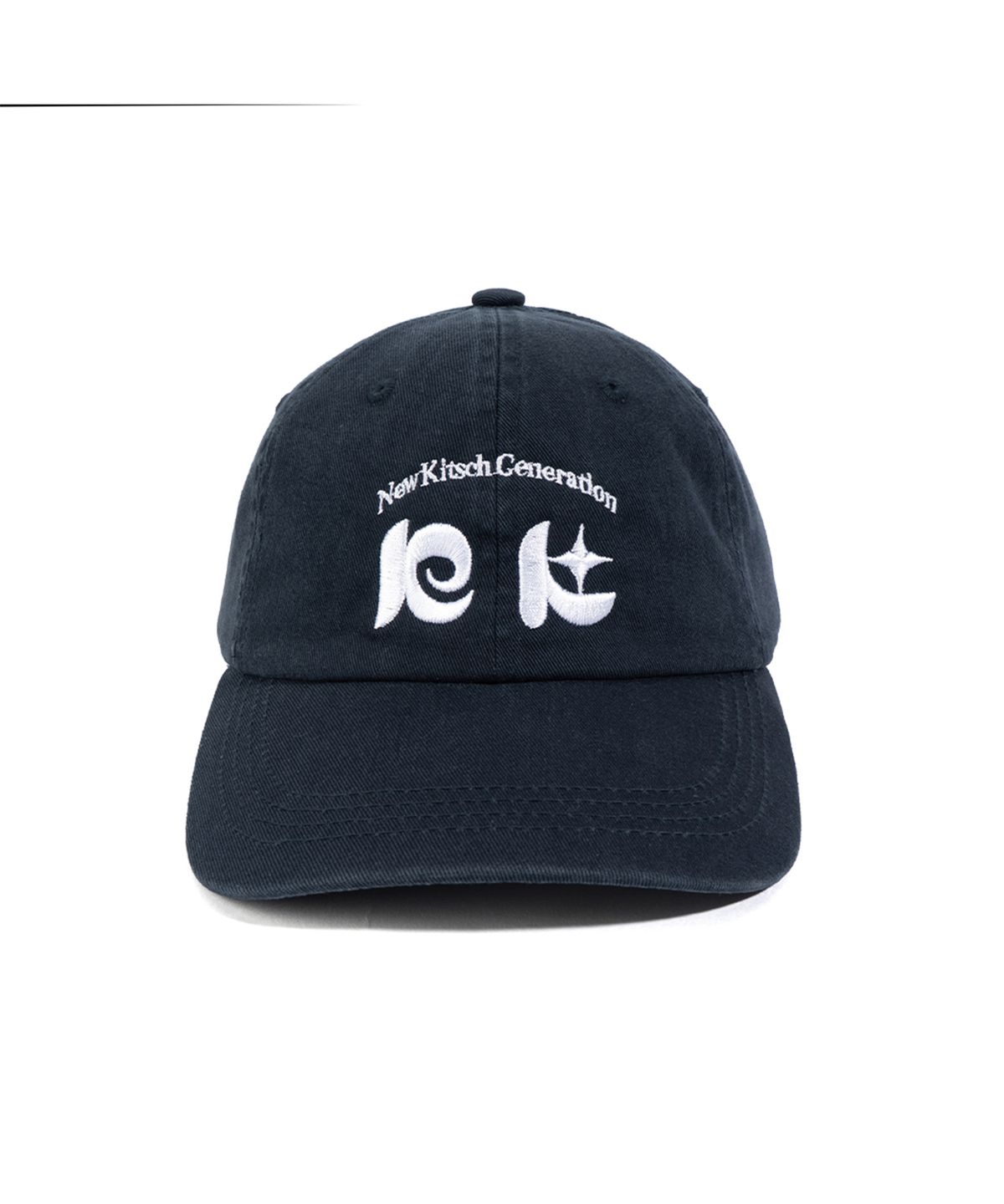 뉴키치(NEWKITSCH) MIGNON LOGO CAP (NAVY)