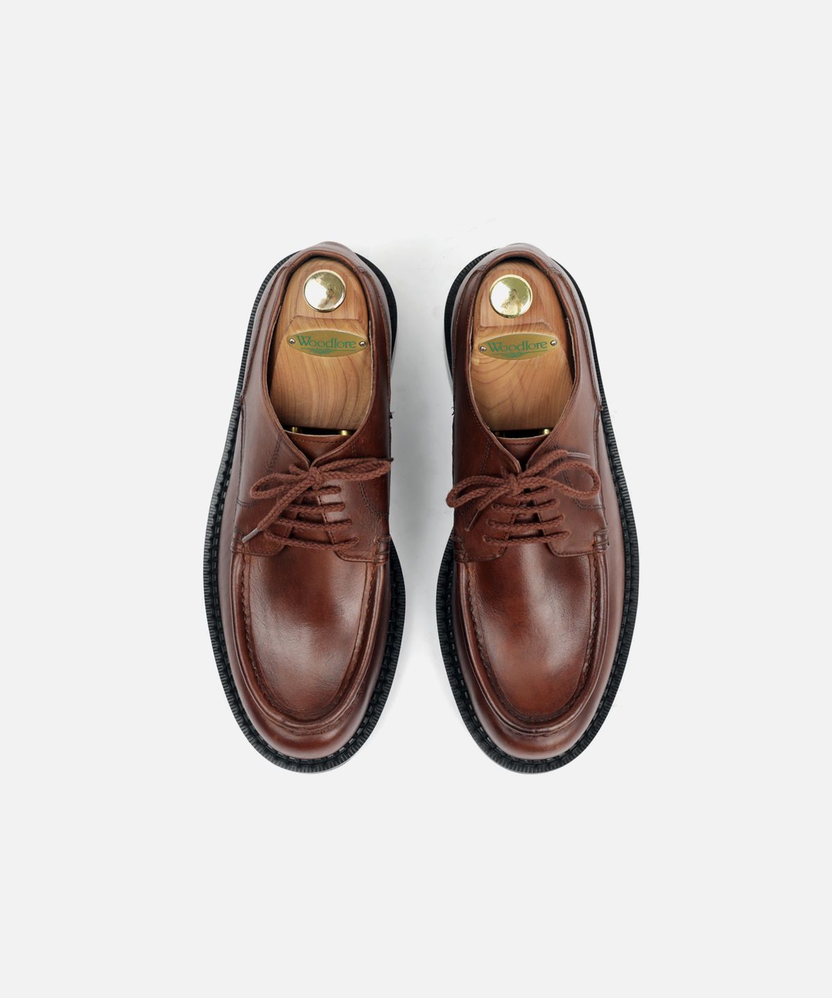 커스텀무드(CUSTOMMOOD) 라임 소가죽 더비슈즈_이태리 비브람솔(italy oil brown)
