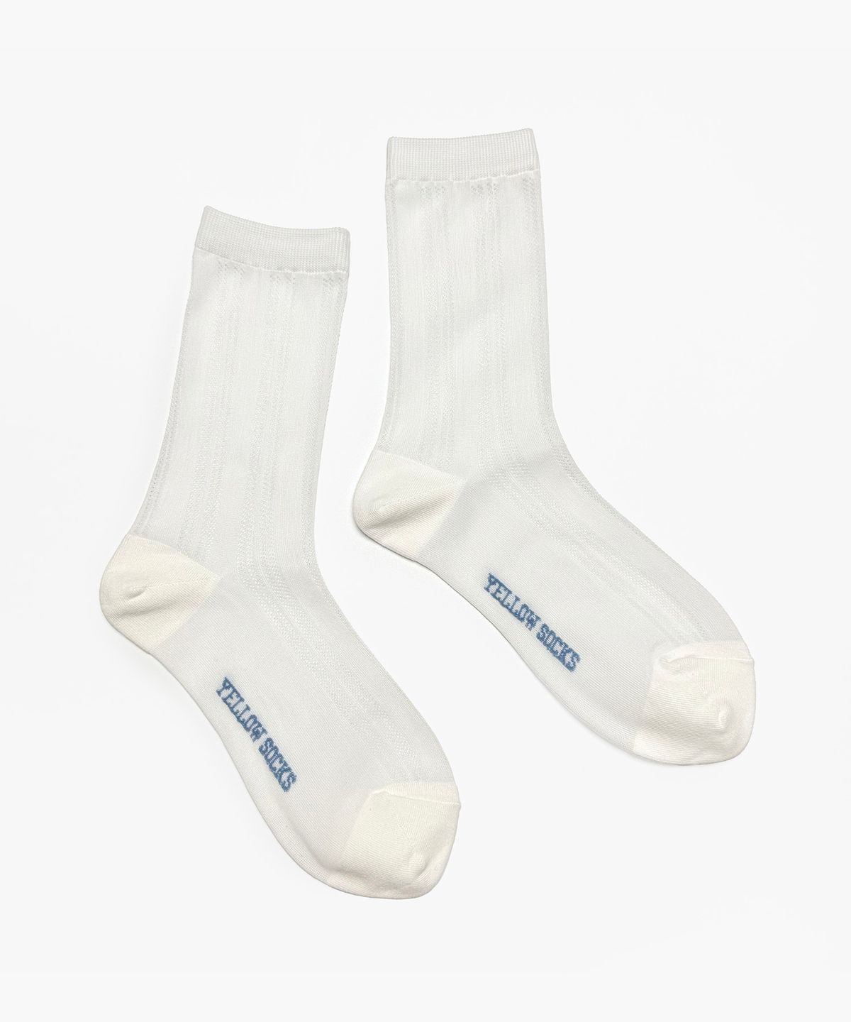옐로우삭스(YELLOWSOCKS) 매쉬 미들(화이트/블랙)