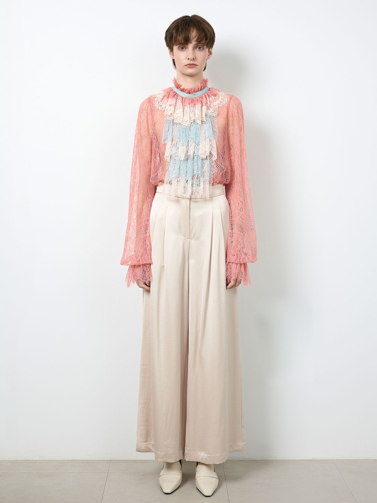 로에(LEAUET) Belle Beige Wide-leg Pants