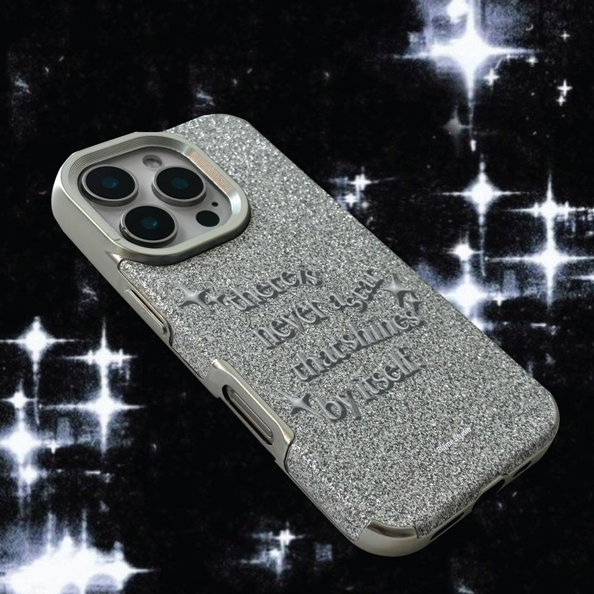 블레임 스튜디오(BLAMESTUDIO) Glitter Metallic Silver Case