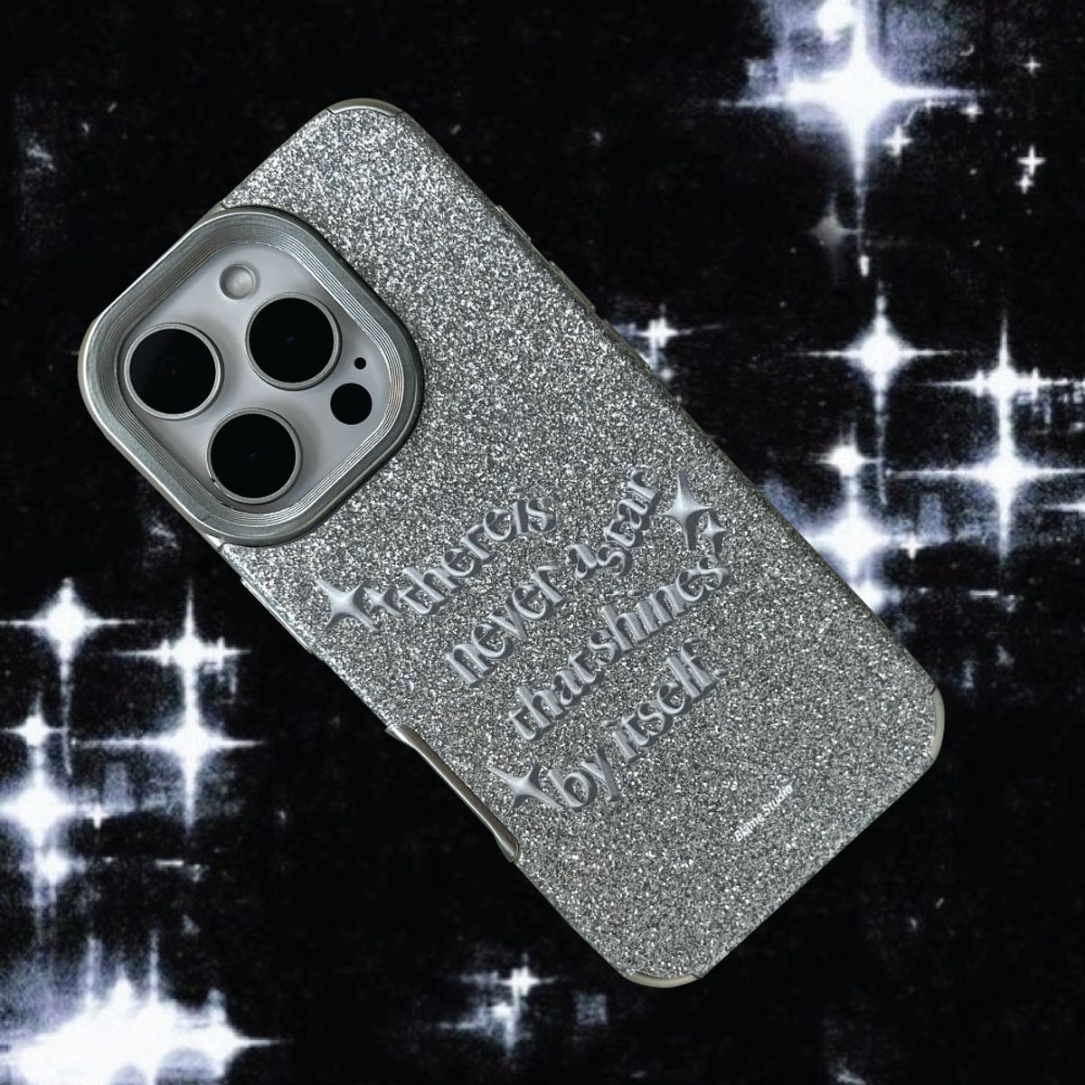 블레임 스튜디오(BLAMESTUDIO) Glitter Metallic Silver Case