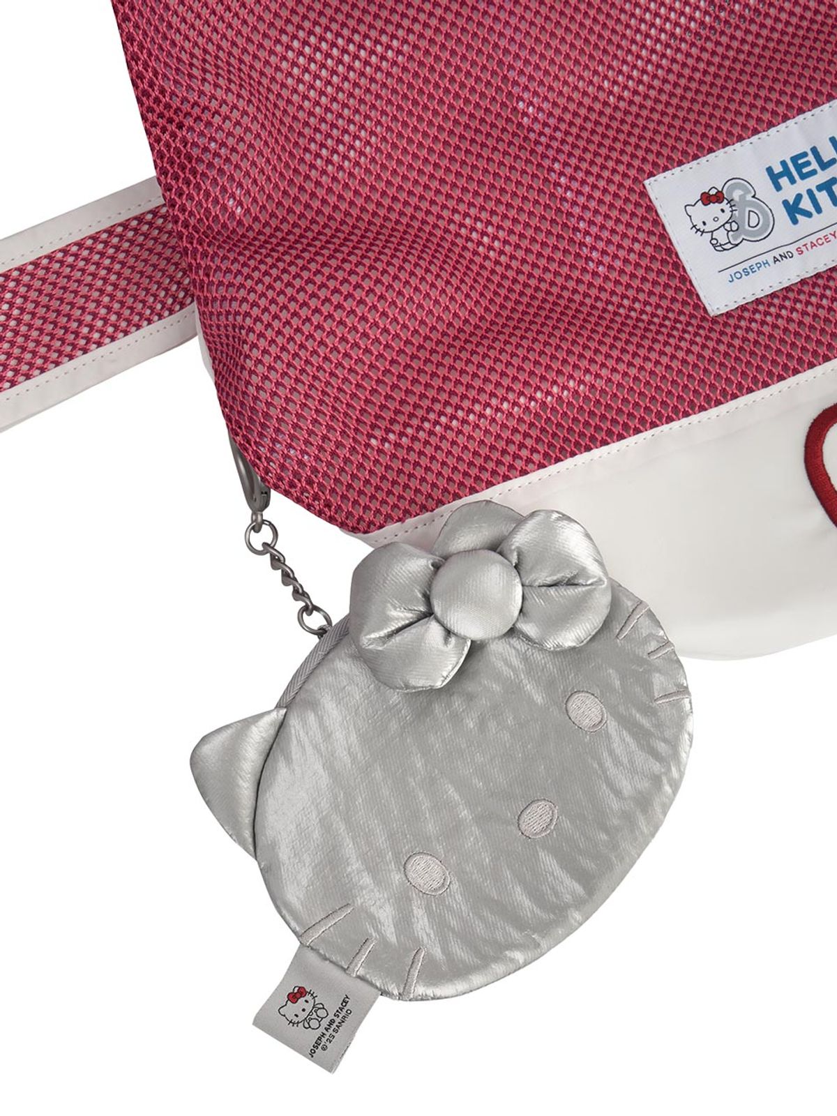 조셉앤스테이시(JOSEPH&STACEY) Sleek Mini Pouch Hello Kitty Silver