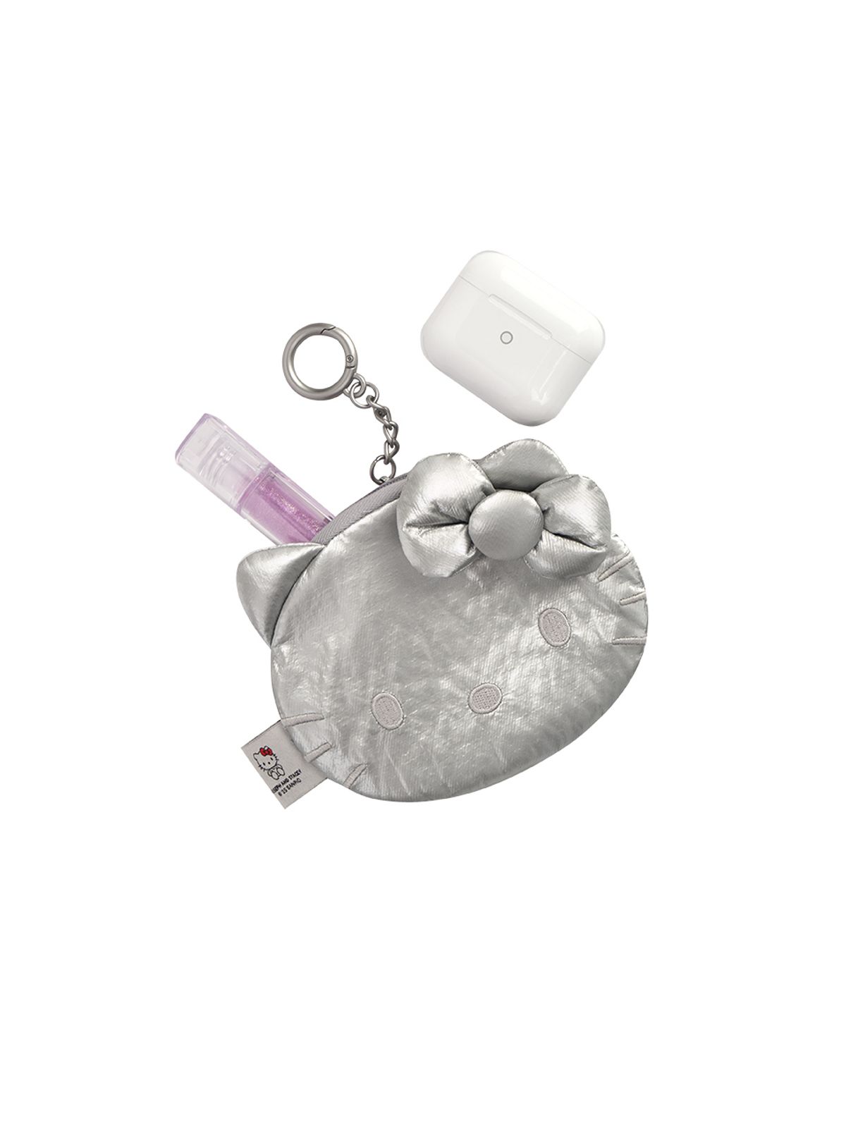 조셉앤스테이시(JOSEPH&STACEY) Sleek Mini Pouch Hello Kitty Silver