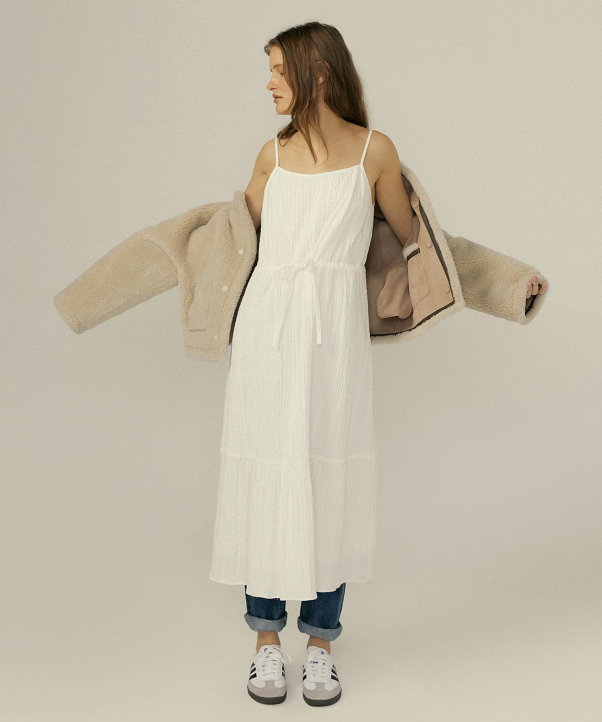 오떼뜨(OCTETTE) SHEARING REVERSIBLE JACKET_2COLOR