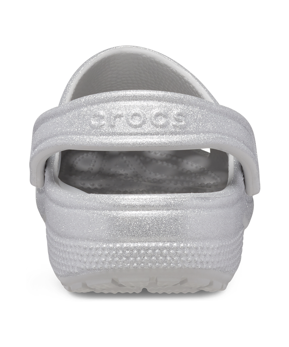 크록스(CROCS) 클래식 글리터 클로그 - 실버 글리터 / 205942-0IC