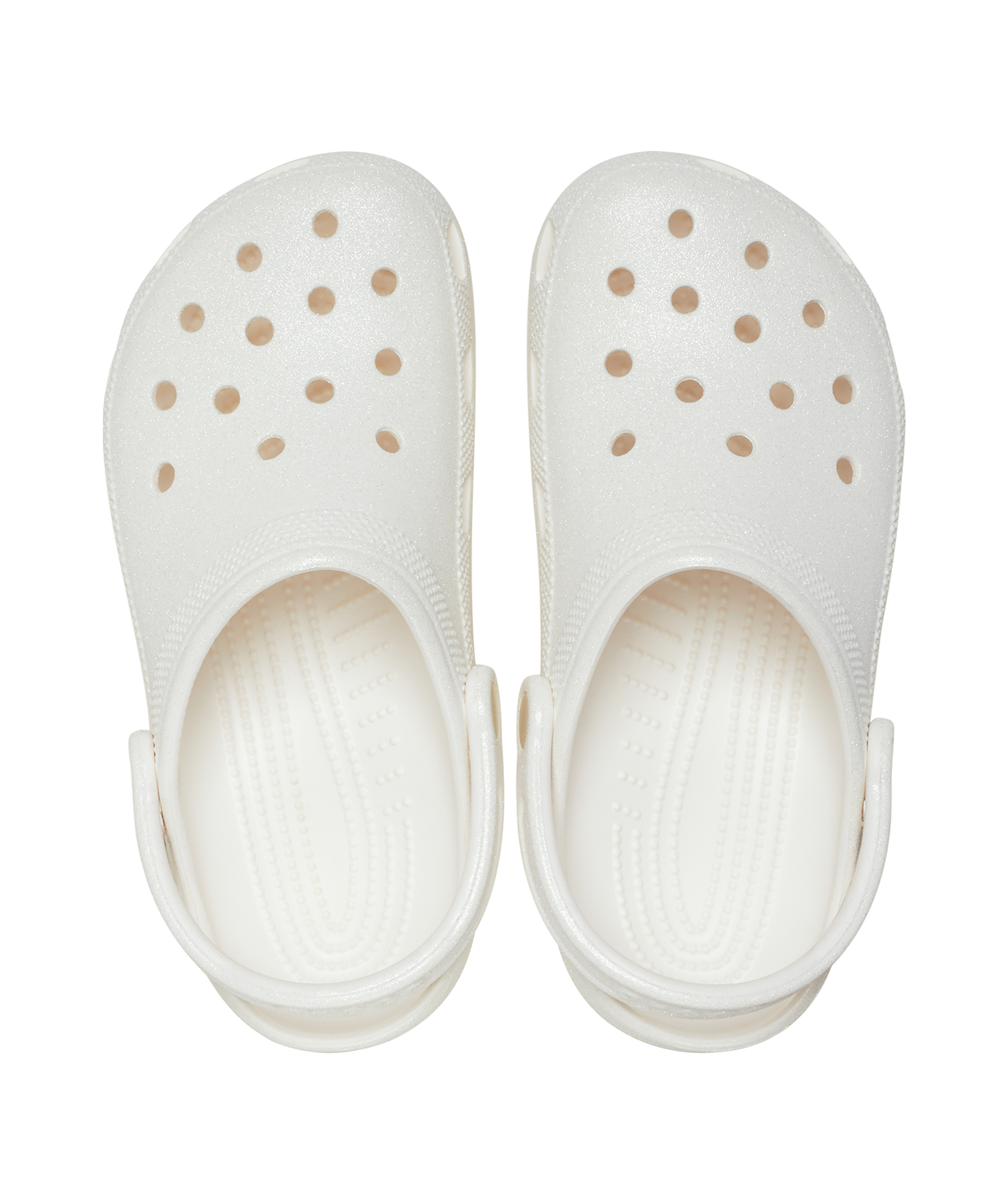 크록스(CROCS) 클래식 글리터 클로그 - 화이트 / 205942-100