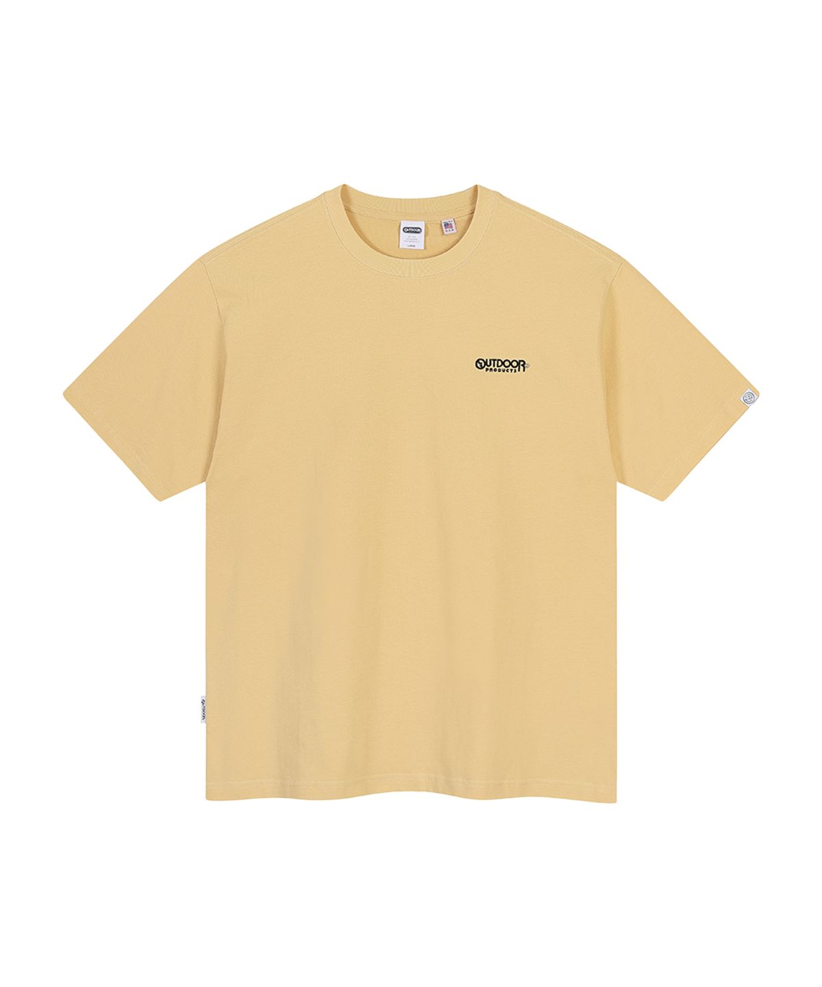 아웃도어 프로덕츠(OUTDOOR PRODUCTS) GRADATION LOGO T-SHIRTS (YELLOW)