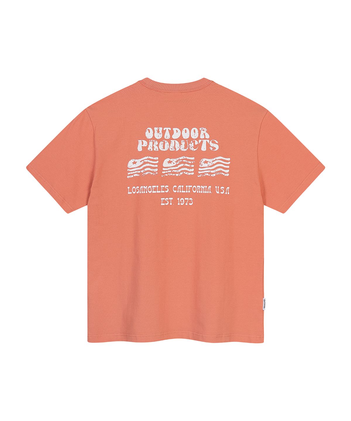 아웃도어 프로덕츠(OUTDOOR PRODUCTS) STARS AND STRIPES HALF SLEEVES (ORANGE)