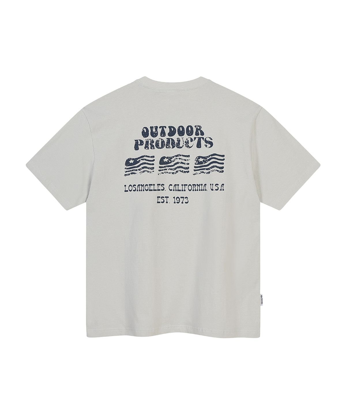 아웃도어 프로덕츠(OUTDOOR PRODUCTS) STARS AND STRIPES HALF SLEEVES (LIGHT GRAY)