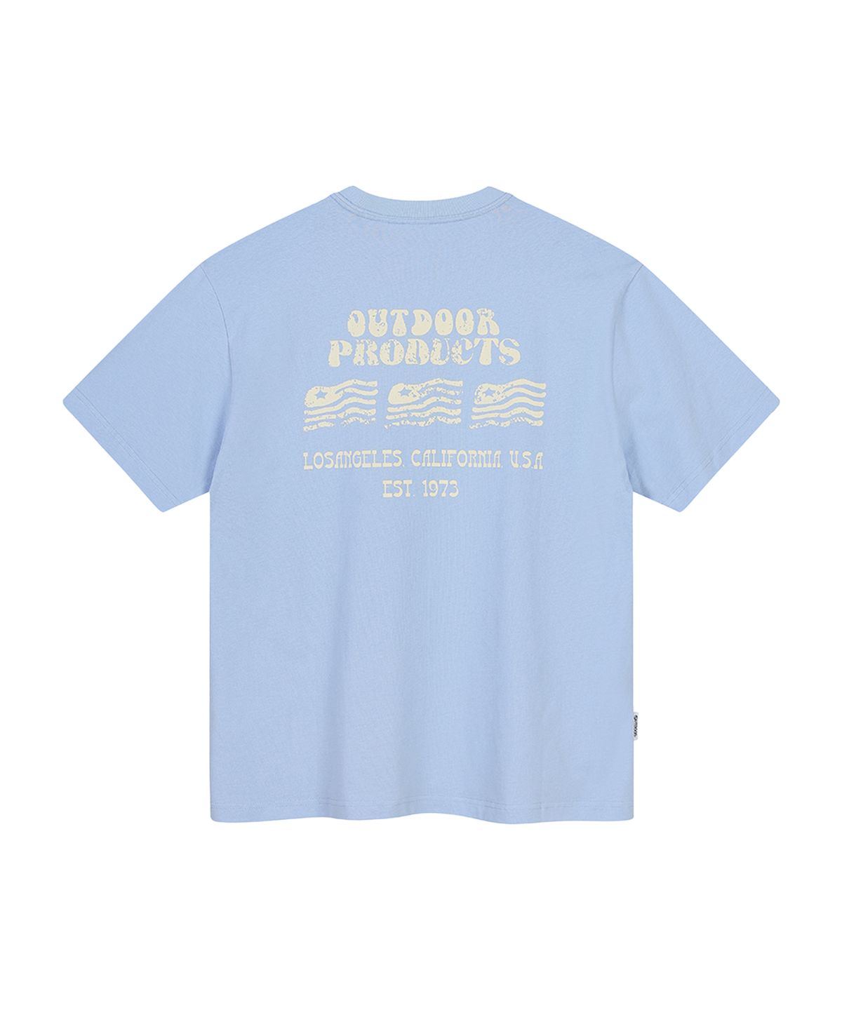아웃도어 프로덕츠(OUTDOOR PRODUCTS) STARS AND STRIPES HALF SLEEVES (BLUE)