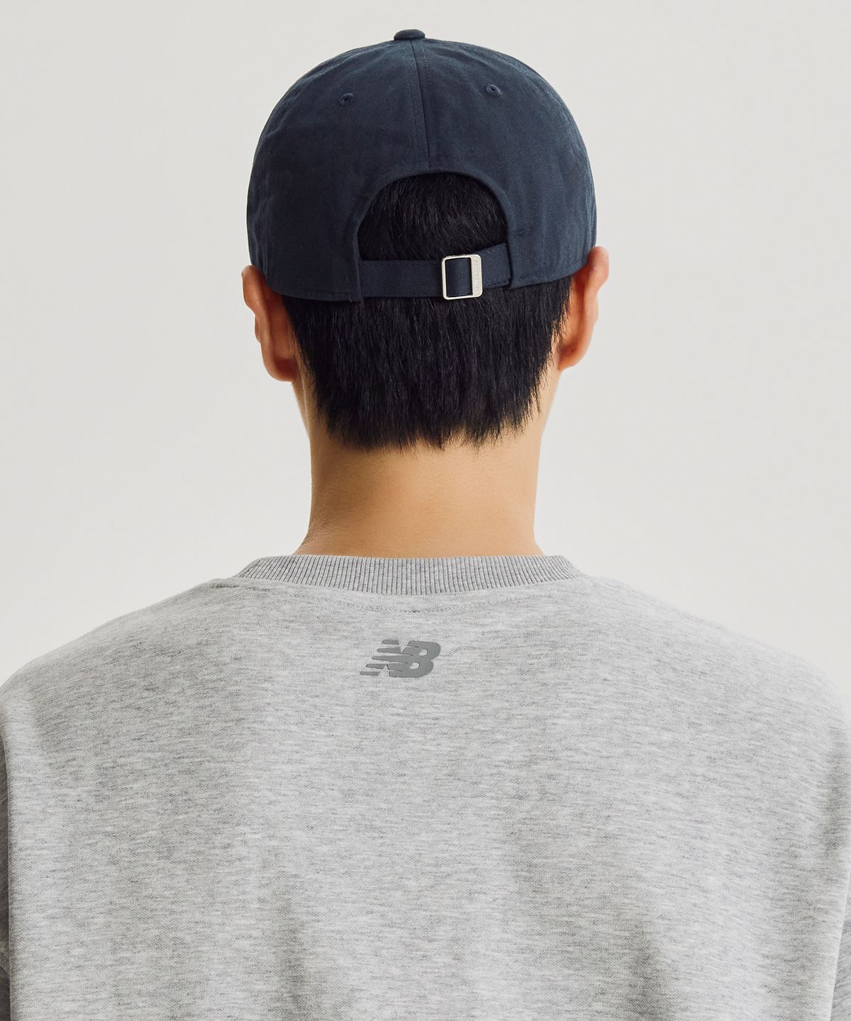 뉴발란스(NEW BALANCE) NBGDGF1105 / 플라잉 로고 코튼 볼캡(+SIZE) (NAVY)
