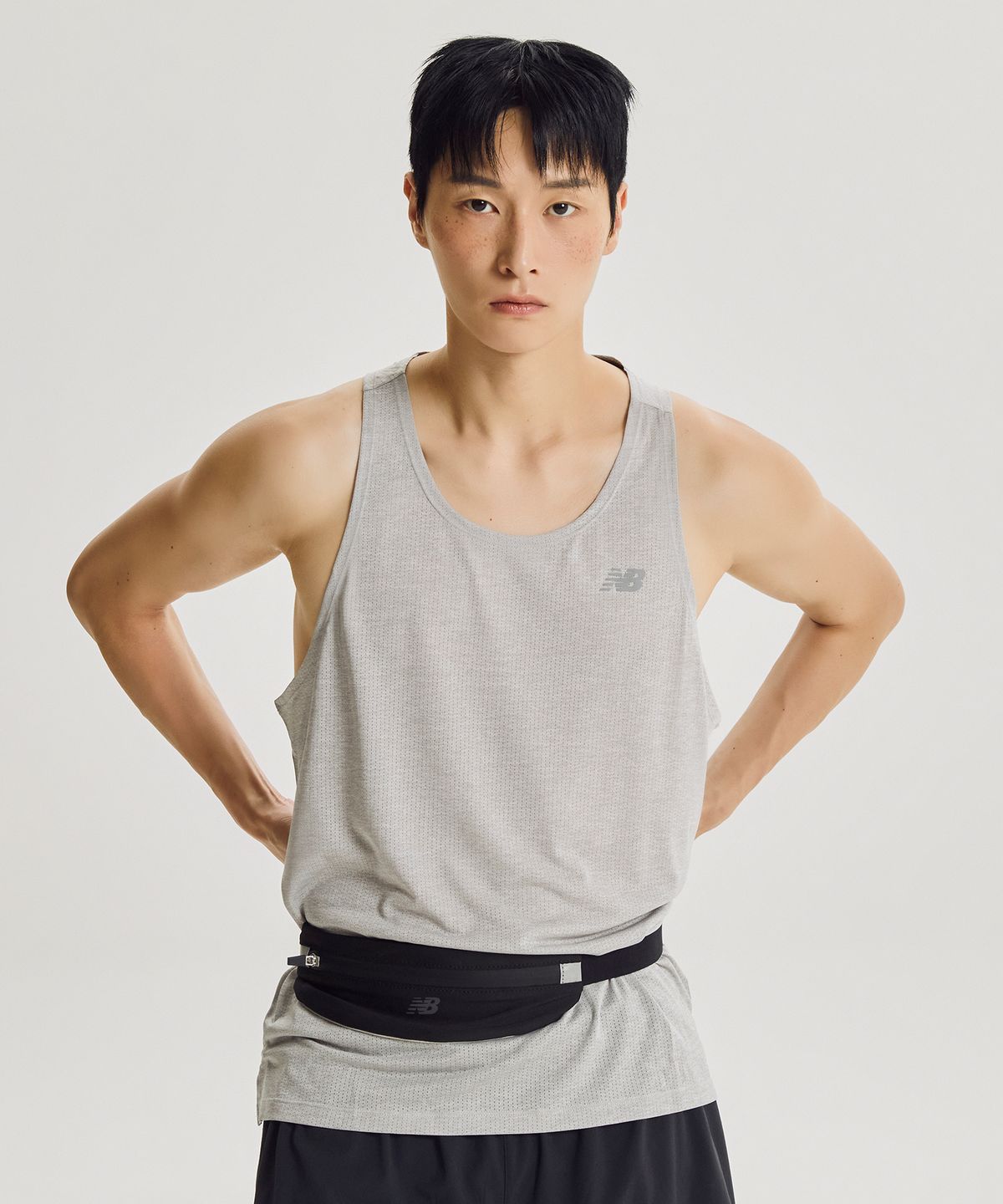 뉴발란스(NEW BALANCE) NBGCGF1191 / PF 스트레치 벨트백 (BLACK)