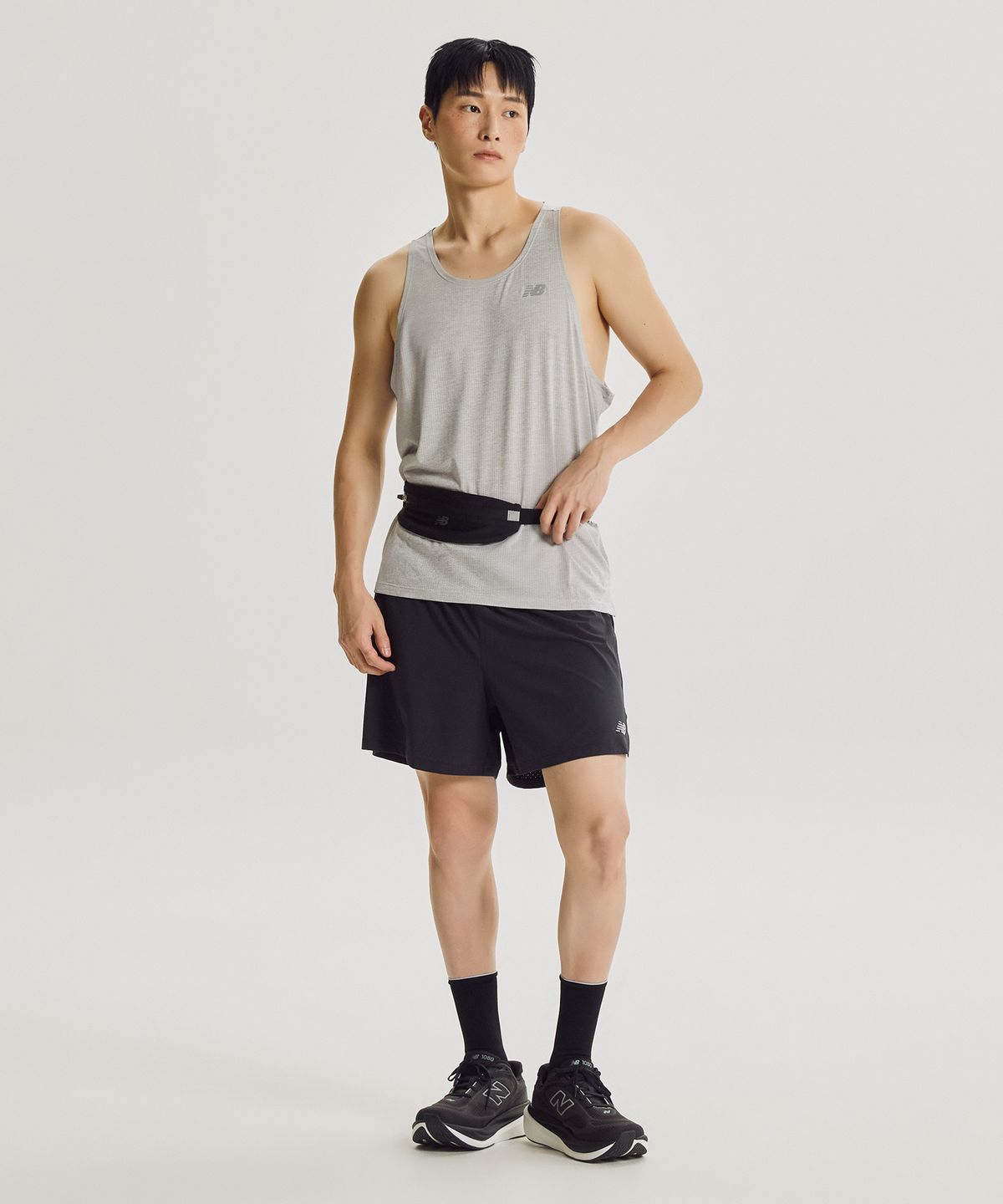 뉴발란스(NEW BALANCE) NBGCGF1191 / PF 스트레치 벨트백 (BLACK)