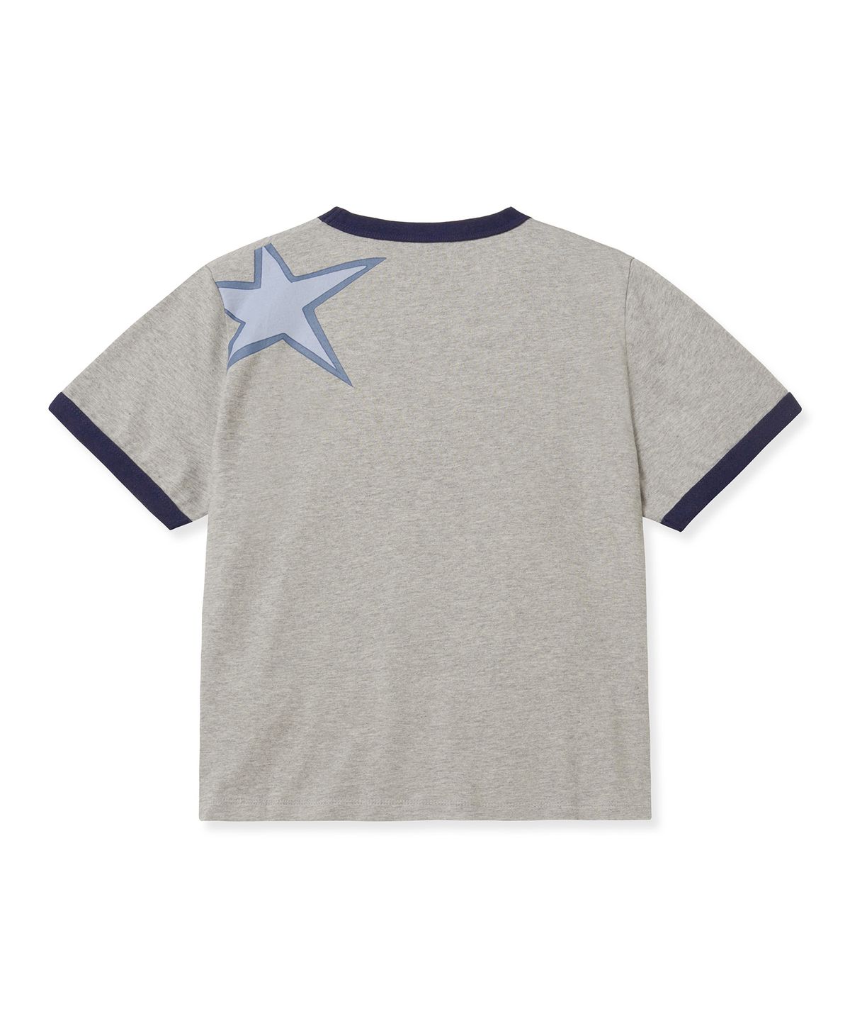 브라운브레스(BROWNBREATH) BXM W RINGER TEE - MELANGE GREY