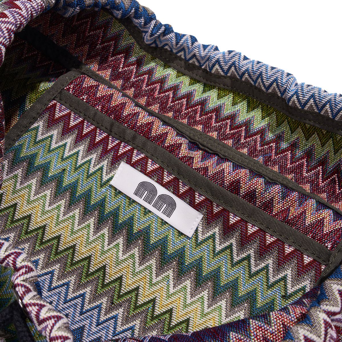 낫뉴(NOT NEW) Pattern Duffle Bag Zigzag
